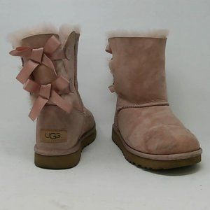 UGG Pink Bailey Bow Boot